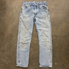 Vintage 70s Wrangler Jeans USA Made Women  s 27 Prentice Zipper Rare Denim