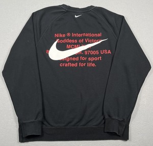 double swoosh nike sweatshirt