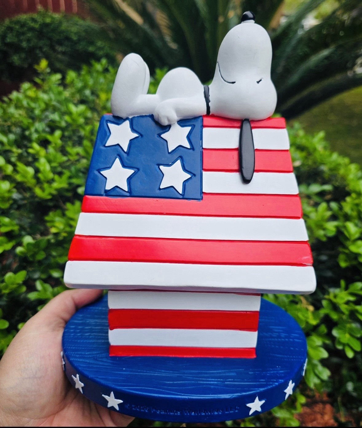 🇺🇸NWT Patriotic Stars & Stripes Snoopy & Woodstock Table Top Decor