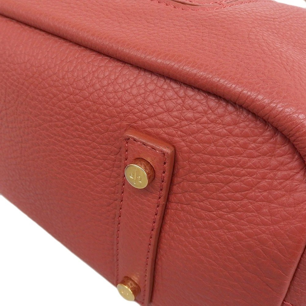 Loro Piana Bellevue Leather Tote Bag Red 37.5cm×23cm FAD5464 w Tag