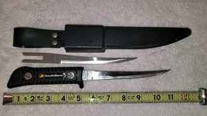  South Bend 6 in Stainless Steel W 2 Fillet Blades  Sheath Included