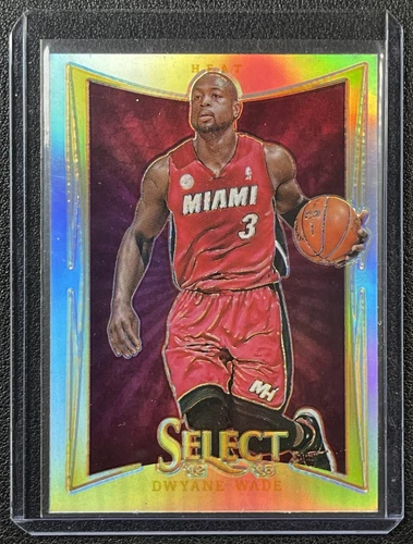 DWYANE WADE 2012-13 PANINI SELECT BASKETBALL #65 SILVER PRIZM HEAT