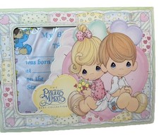 Precious Moments Keepsake Birth Certificate Pillow 10"x12" Vintage 1997 NEW