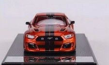 Liberty 1/64 Ford Mustang 6th Generation Clinched Orange Diecast Car Model