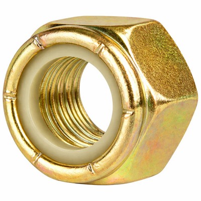 BULK BOX! 1/4''-28 Insert Locknuts Grade N8 Zinc Yellow CR+6 Nylon 3500pcs