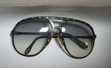 VINTAGE ALPINA M1 Sunglasses - Made in W. Germany - Black Gold - Iconic 80s