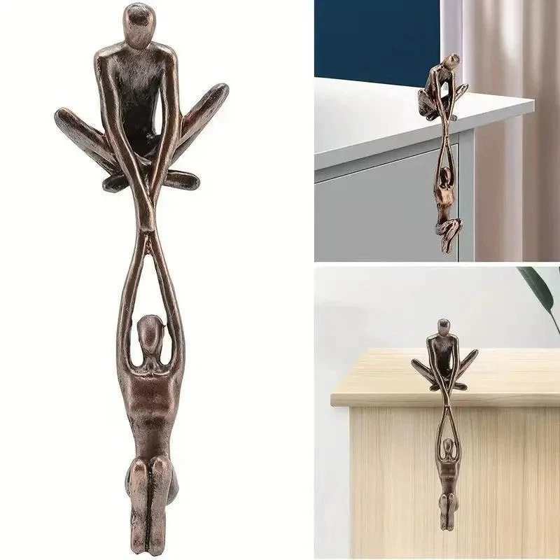 Abstract Sculpture Art Male Female Couple Lover Dance Resin Decoration Romantic