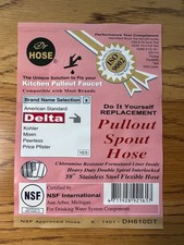 Pullout Hose 59" for DELTA RP44647/RP32527 Replacement by Dr Hose