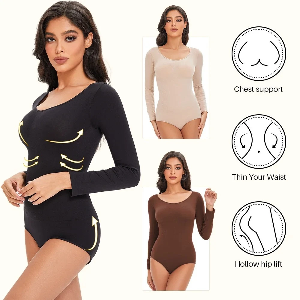 Women's Open- Plus Size Bodysuit Shapewear - Donna di Capri