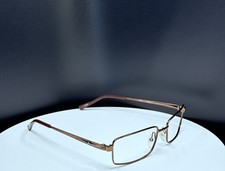 VTG COLE HAAN CH 684 BROWN Classic Rectangle Full Rim Eyeglasses FRAMES ONLY