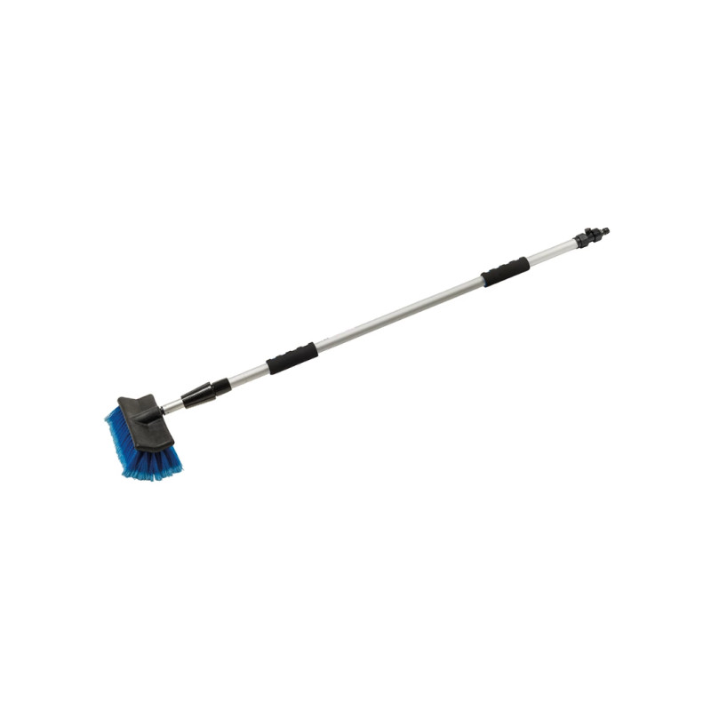Brosse de lavage voiture Silverline 723890 avec poils souples et manche ergonomique en PVC