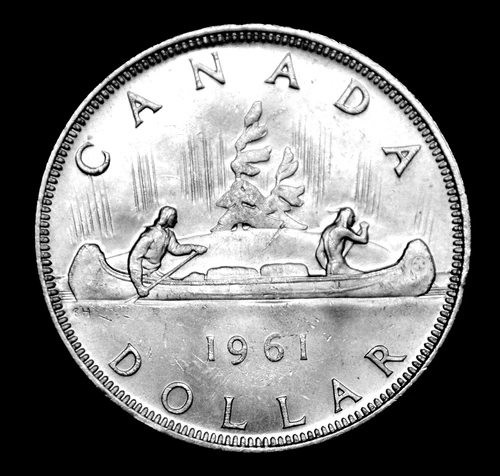 1961 $1 silver coin that looks UNC and is perfect for your collection