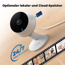 4MP FHD Überwachungskamera Innen WLAN Kamera 2,4GHz&5G WiFi Audio Nachtsicht