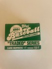 1991 Topps Traded Baseball Card Set — photo 1