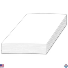 250 Sheets Half Letter Size Copy Paper 8.5 x 5.5 Inches White 24lb Thick Pack