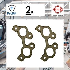 2x ORIGINAL® Elring Dichtung, Abgaskrümmer für Nissan MICRA III MICRA II CUBE