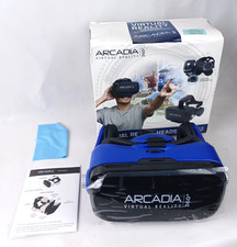 ARCADIA VIRTUAL REALITY HEADSET - 360 - BUILT-IN HEADPHONES - Black