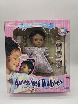 Vintage 2000 Playmates Amazing Babies Doll AA Skin Tone - New In Box Sealed