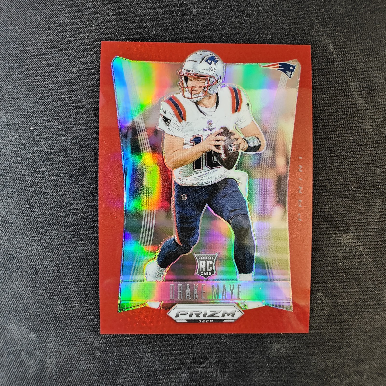 2024 Panini Prizm Deca Drake Maye Red Prizm /199 Patriots RC #213