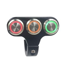 7/8" Motorcycle Switches Handlebar Mount Switch for Headlight Fog Light ON Of...
