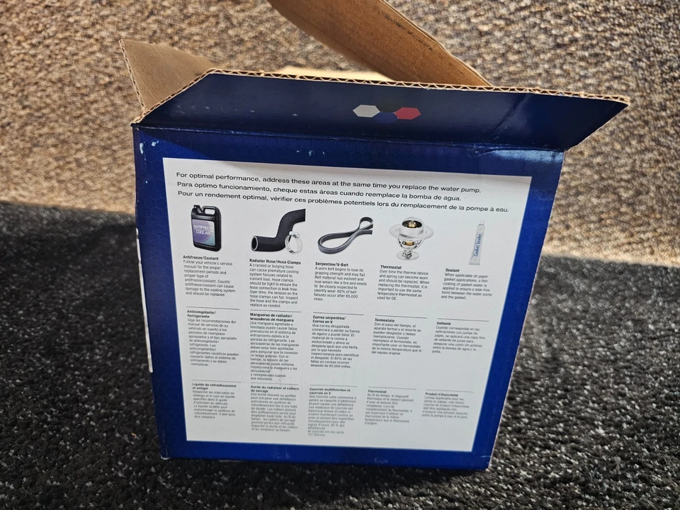 Bomba de agua motor premium T5094 para Ford E-350 Super Duty 1999-2003 Foto 3 de 4