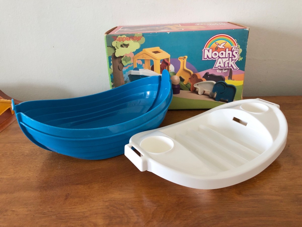 TUPPERWARE TOYS TUPPERTOYS NOAH'S ARK *COMPLETE SET/EXCE. USED