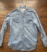 Levi's LVC 1955 Sawtooth Western Shirt Medium Rare Vintage Clothing