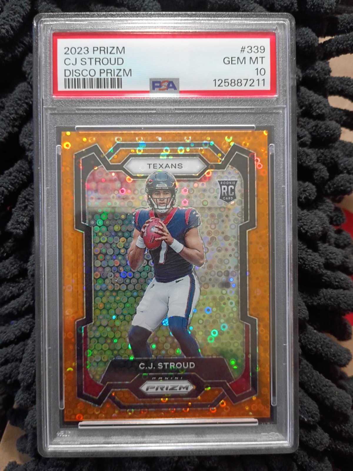 CJ Stroud 2023 Prizm Disco RC PSA 10 #339 Texans Rookie GEM MINT 🔥