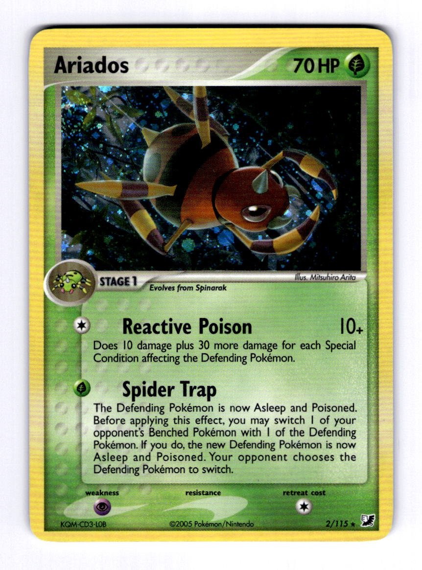 Ariados Unseen Forces #2 (2005) Holo NM Pokemon