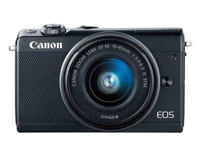 Canon EOS M100 Mirrorless Digital Camera with 15-45mm Lens - Black