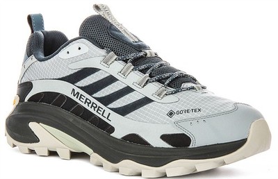 Merrell Moab Speed Gore Schnürschuhe Wandern Herren Sneaker in Grau UK 7 - 12