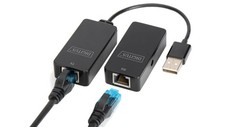 USB 2.0 Verlängerungskabel Cat.5e/6 UTP bis ...