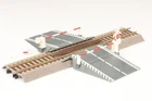 H0 Roco RocoLine Single Track Level Crossing with Track Dirt/Scratches/Defects