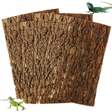 4 Pcs Cork Terrarium Background 15.7x11.8 Inch Reptile Tank Habitat Mat