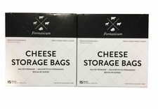 2 Pack Formaticum Cheese Storage Bags - Wax P...