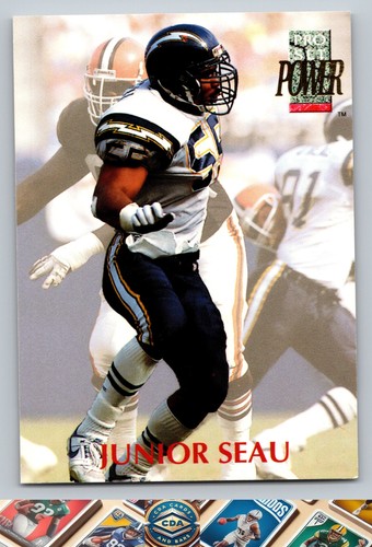 JUNIOR SEAU HOF (1990-2009) NFL San Diego Chargers - CHOOSE YOUR CARD!!