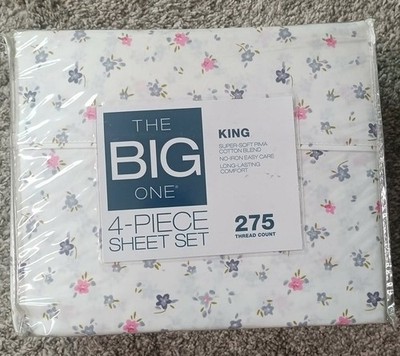 Kohl's The Big One King 4-Piece Sheet Set - Floral size King