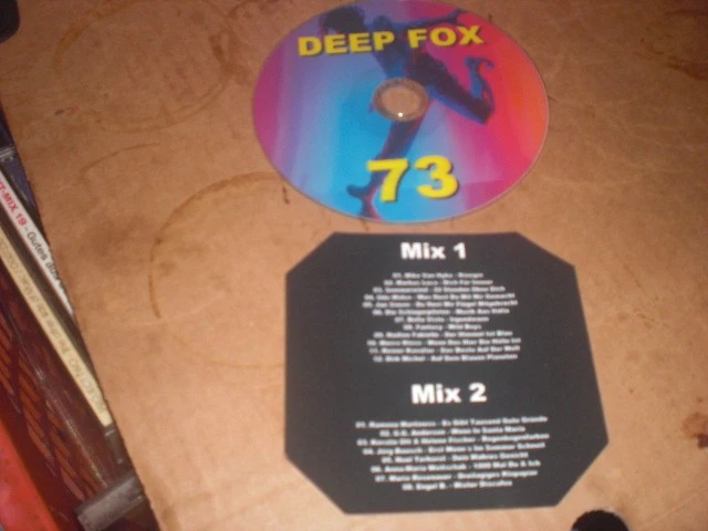 ´CD - Deep Fox 73 - Wie deep dance - Gebraucht - neuwertig - Bild 2 von 2
