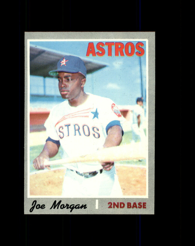 Joe Morgan 1970 Topps #537 Houston Astros