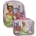 Girls Princess Tiana Full Size 16 Inch Backpack with Detachable Lunch Box - Picture 4 of 7