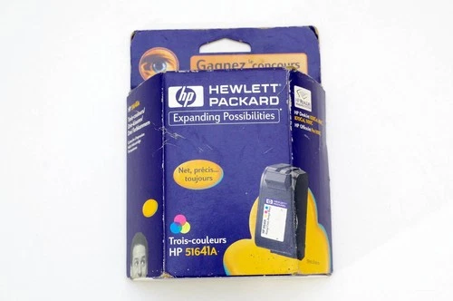 original HP 41 51641A ink cartridge tri color - expired July 2001