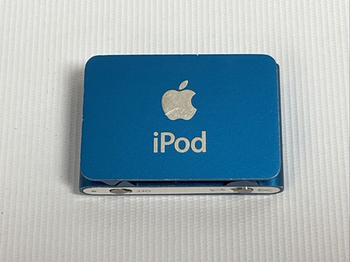 Apple iPod Shuffle 2nd Generation (late 2008) 1GB Blue with Charging Dock A1204 - Picture 5 of 8