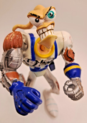 Vtg 1994 Earthworm Jim Battle Action Figure Playmates Retro Incomplete