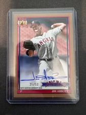 2026 91 Topps Baseball 35th Anniversary Autographs Gold Jim Abbott 91A-ABB 35/50