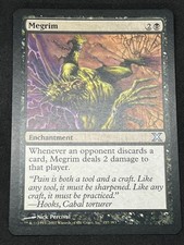 Magic the Gathering MTG Megrim Black Core Set 10th Edition Uncommon