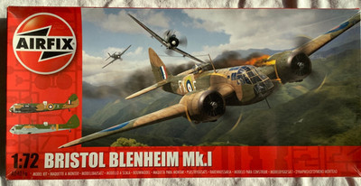  Airfix A04016 1:72 Bristol Blenheim Mk.I + Extras (GF143-19K2/7/5)