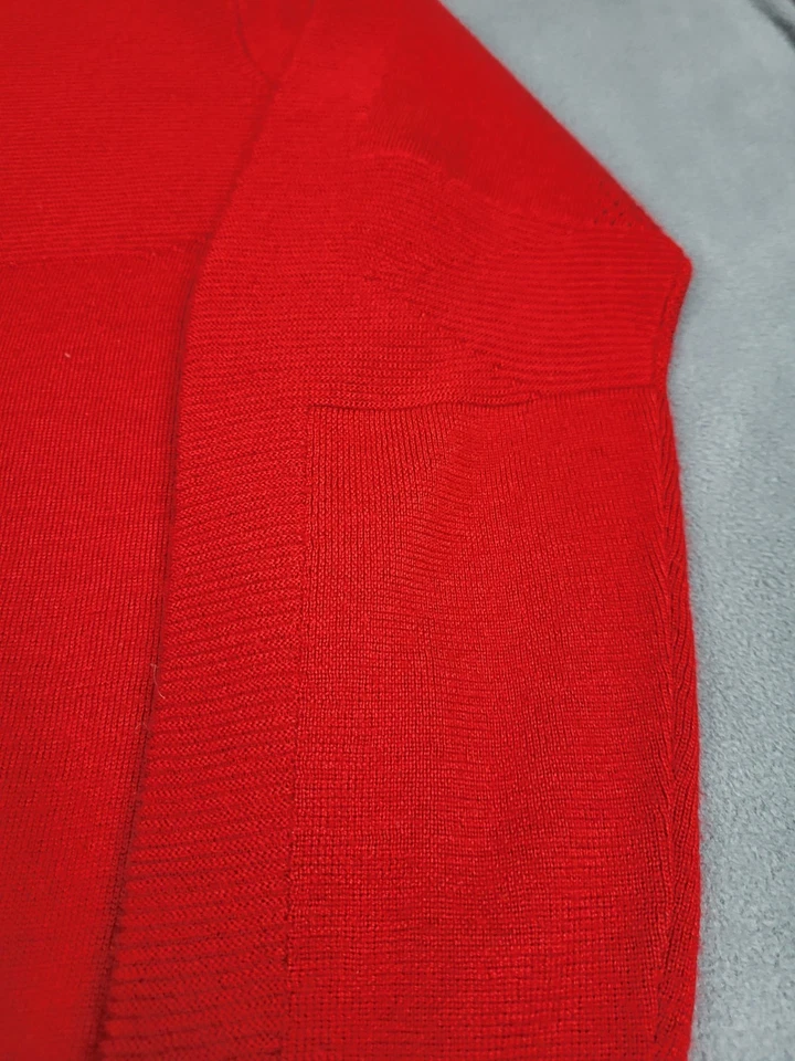 Suéter de Lana Merino Colección Tiger Woods Para Hombre L Domingo Rojo Clásico Golf Columpio Foto 2 de 4