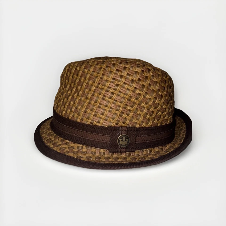 Goorin Bros. Men’s Straw Fedora Lined Hat Size Medium - Image 2 of 4