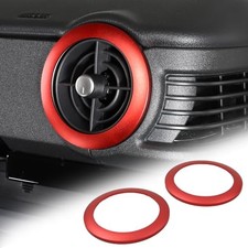 2PCS A/C Vent Ring Trim Cover Compatible with INEOS Grenadier 2020-2024 Red