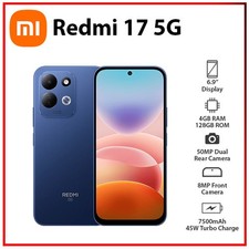 Xiaomi Redmi 17 5G 4GB+128GB DEEP BLUE Dual SIM Unlocked Android Cell Phone